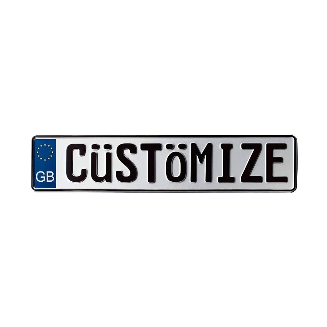 Placa tipo europea - Customize