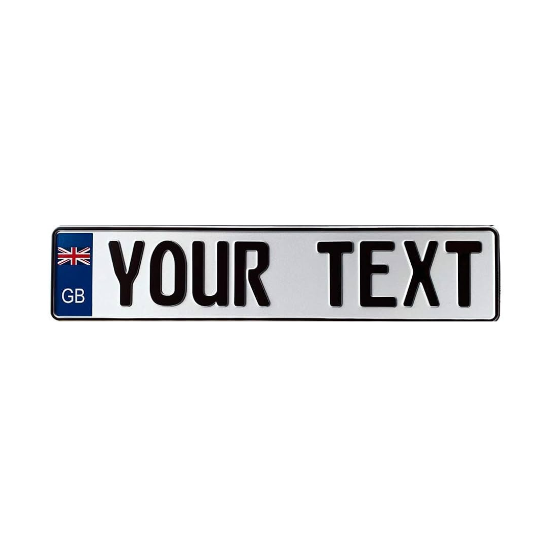 Placa tipo europea - Your text