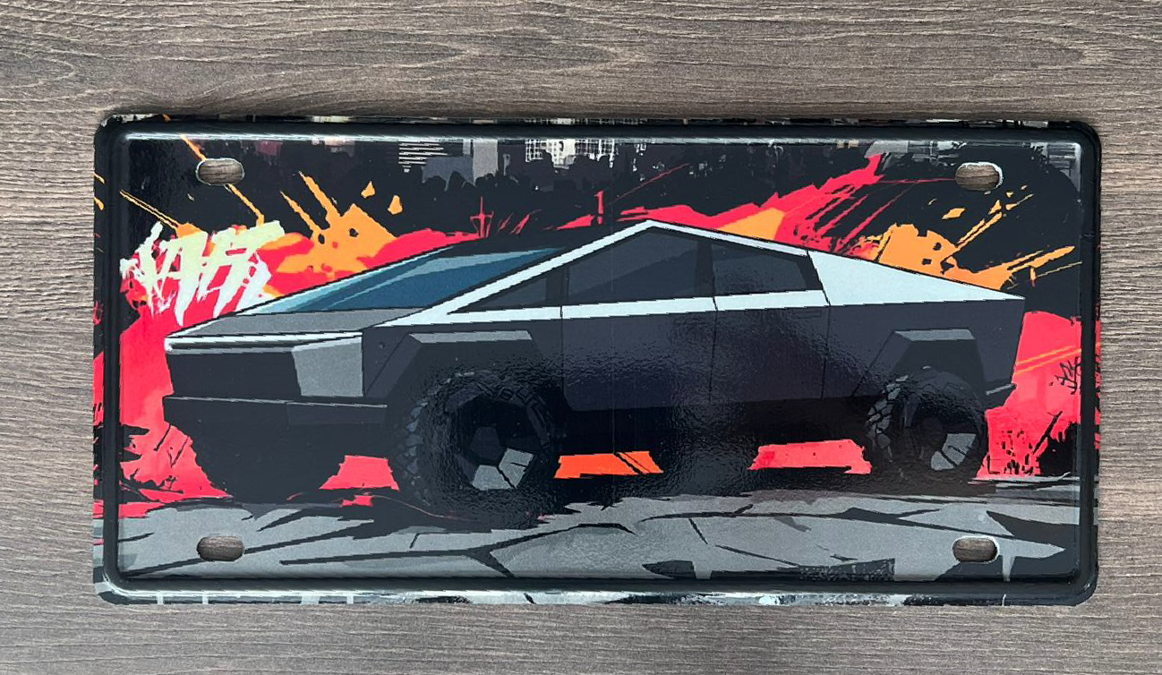 PLATE HOW I DRIVE