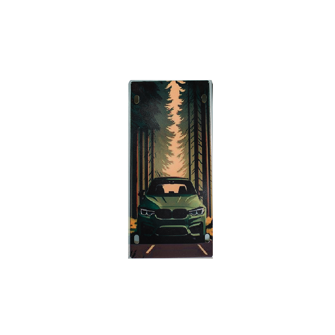 Placa tipo moto - BMW