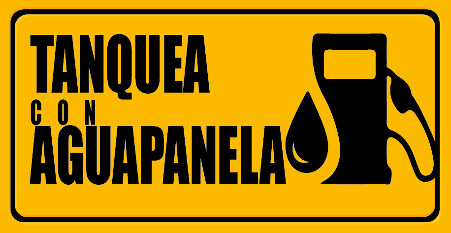 Placa tipo bici - Tanquea con aguapanela