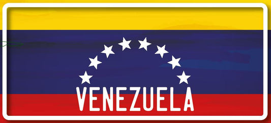Placa tipo moto - Venezuela