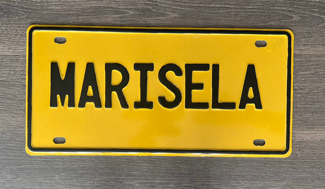 Placa tipo Carro - Marisela